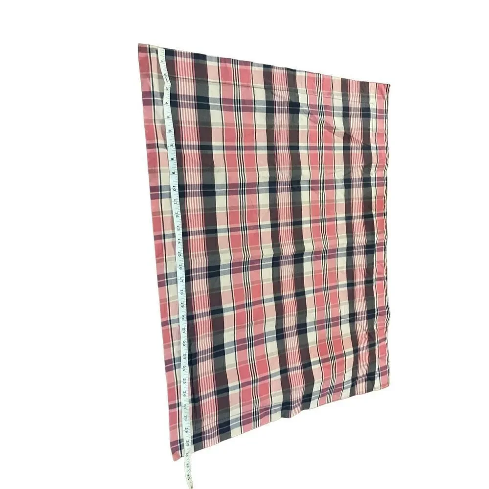 Lauren Ralph Lauren pink & blue plaid pillow shams